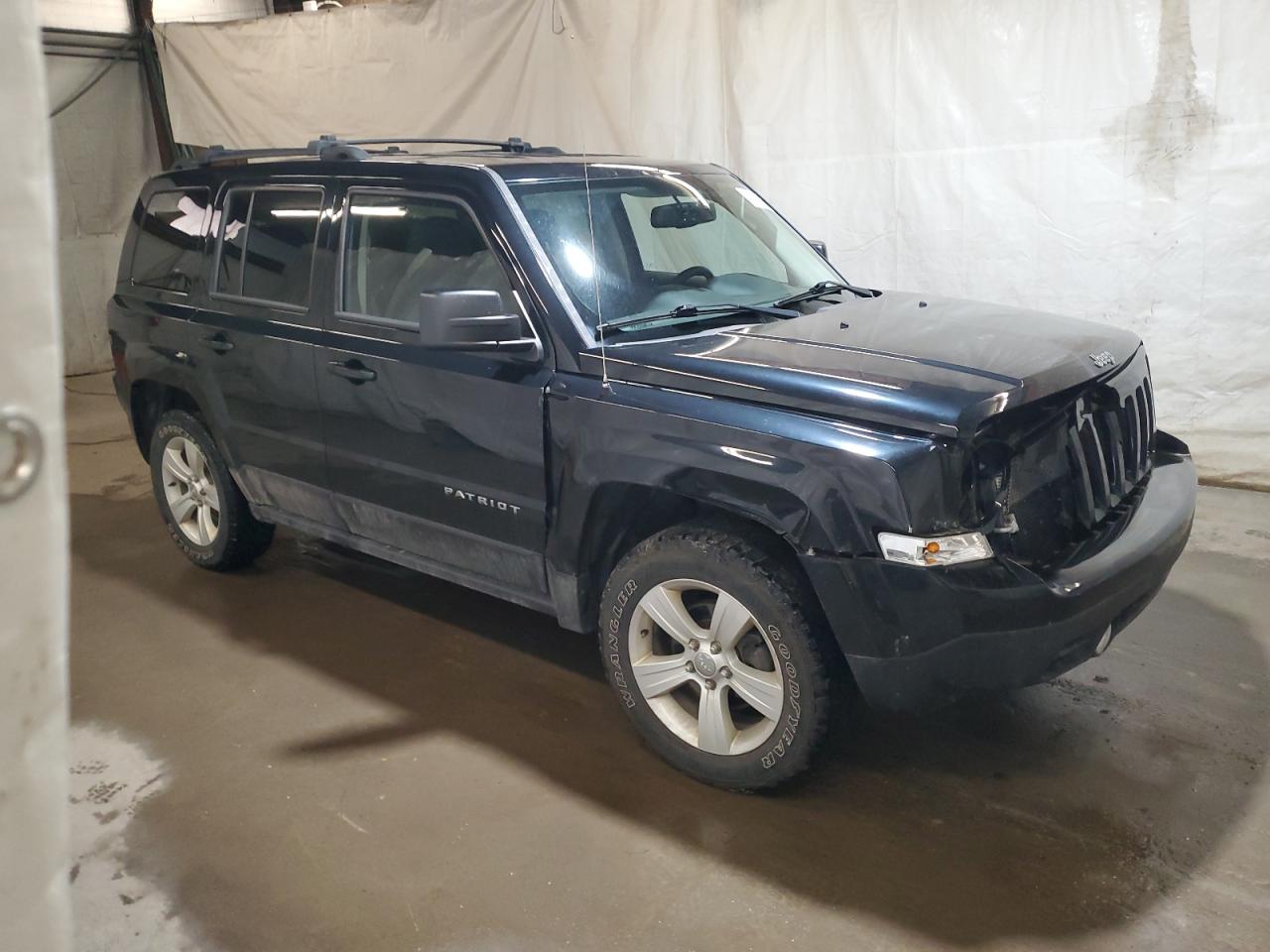 2017 Jeep Liberty (Patriot) VIN 1C4NJRBB5HD127109 Copart auction photo, front end damage thumbnail 4