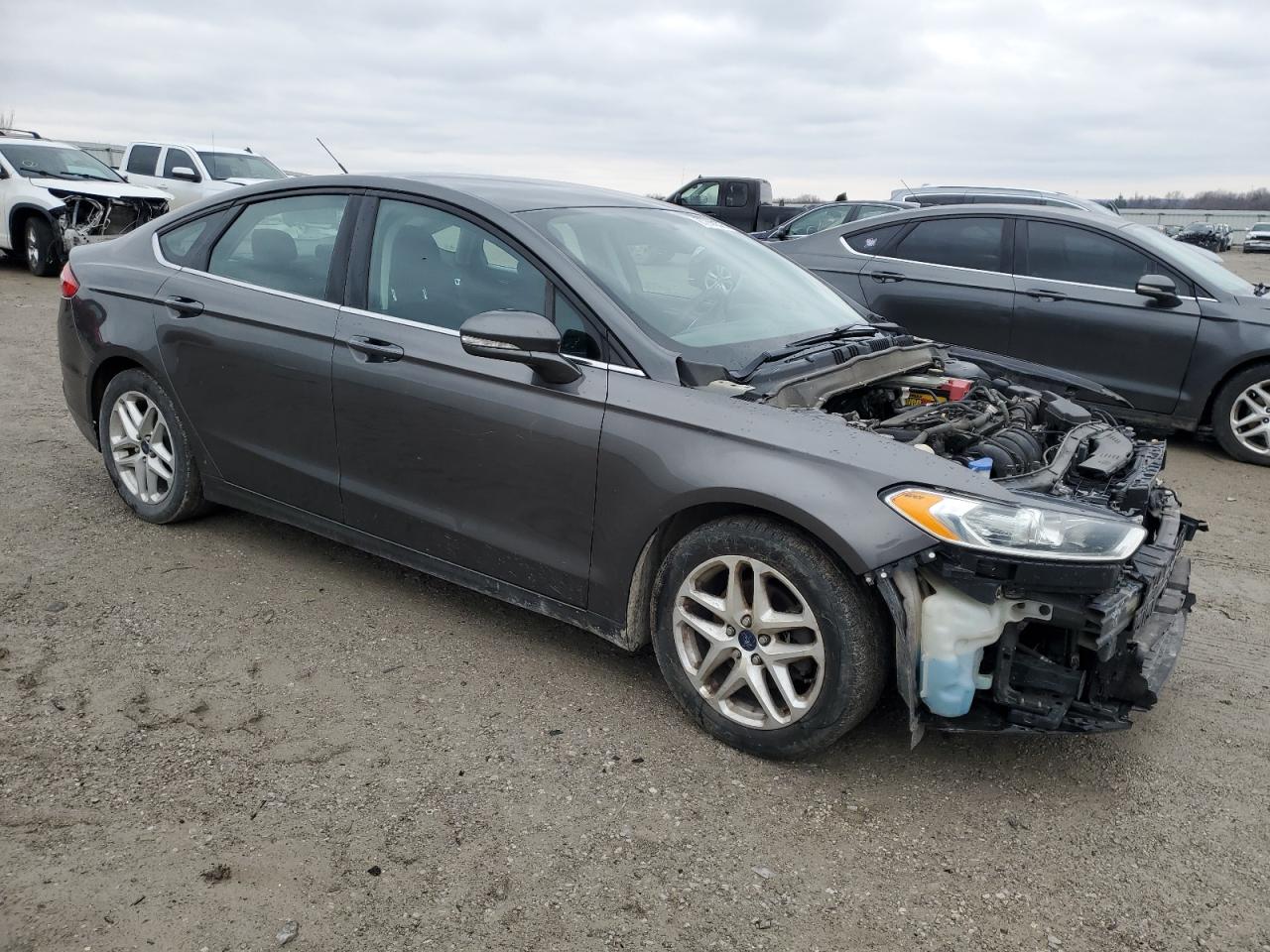 2016 Ford Fusion VIN 3FA6P0H76GR174551 Copart auction photo, frame damage damage thumbnail 4