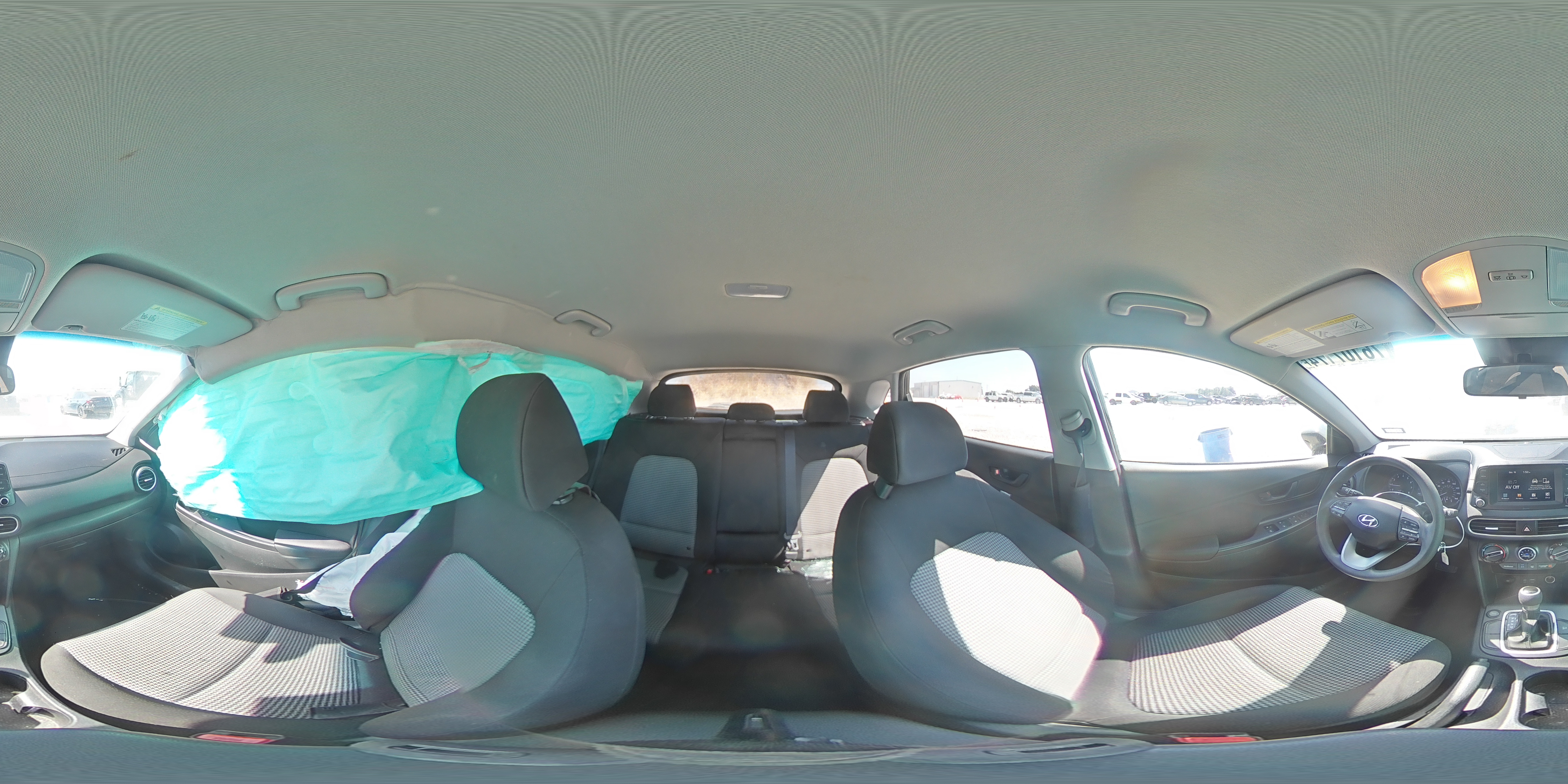 2020 Hyundai Kona VIN KM8K12AA4LU510983 Copart auction photo, normal wear / side damage thumbnail 13
