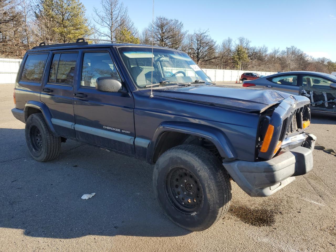 2000 Jeep Grand Cherokee VIN 1J4FF48S7YL132277 Copart auction photo, front end / minor dent/scratches damage thumbnail 4