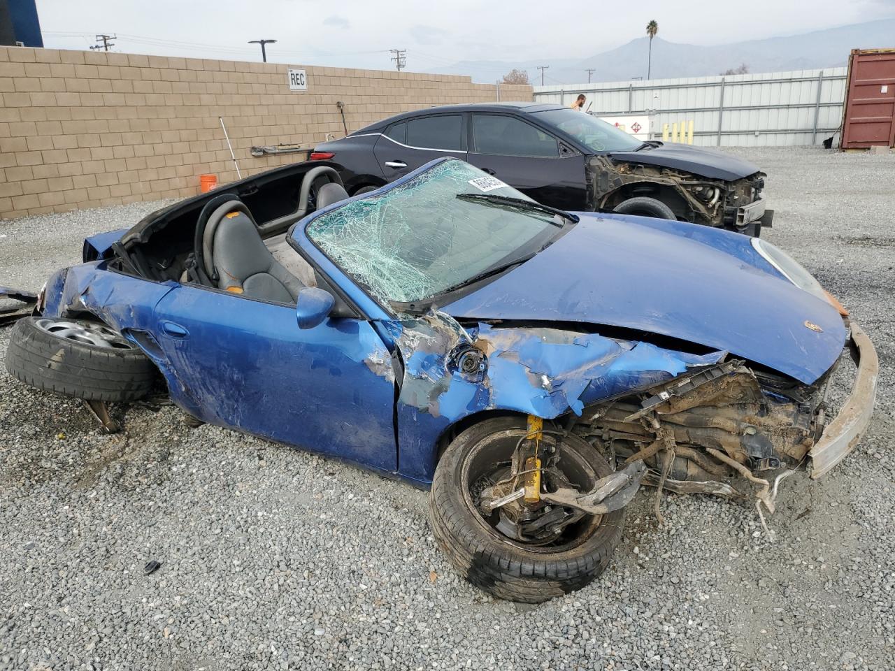 1998 Porsche Boxster VIN WP0CA2987WU622269 Copart auction photo, rollover damage thumbnail 4