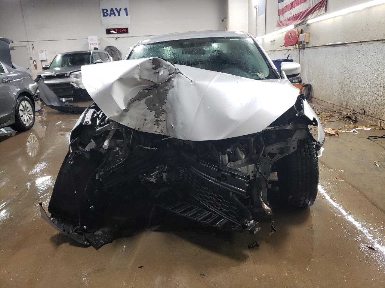 2017 Nissan Sentra VIN 3N1AB7AP1HY378299 Copart auction photo, front end damage thumbnail 5