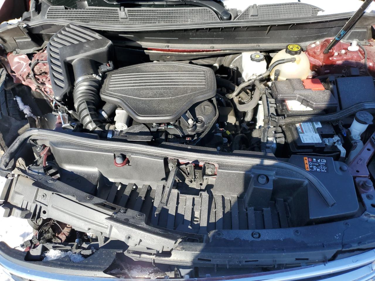 2021 GMC Acadia VIN 1GKKNRLS9MZ159746 Copart auction photo, front end damage thumbnail 12