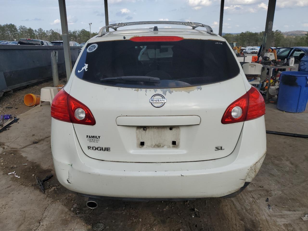 2010 Nissan Rogue VIN JN8AS5MT6AW029666 Copart auction photo, front end / rear end damage thumbnail 6