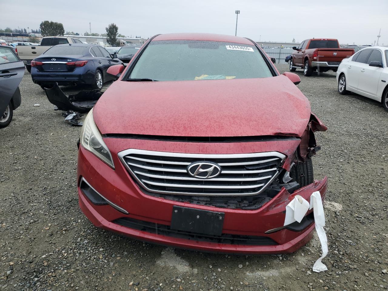2017 Hyundai Sonata VIN 5NPE24AF7HH541717 Copart auction photo, front end damage thumbnail 5