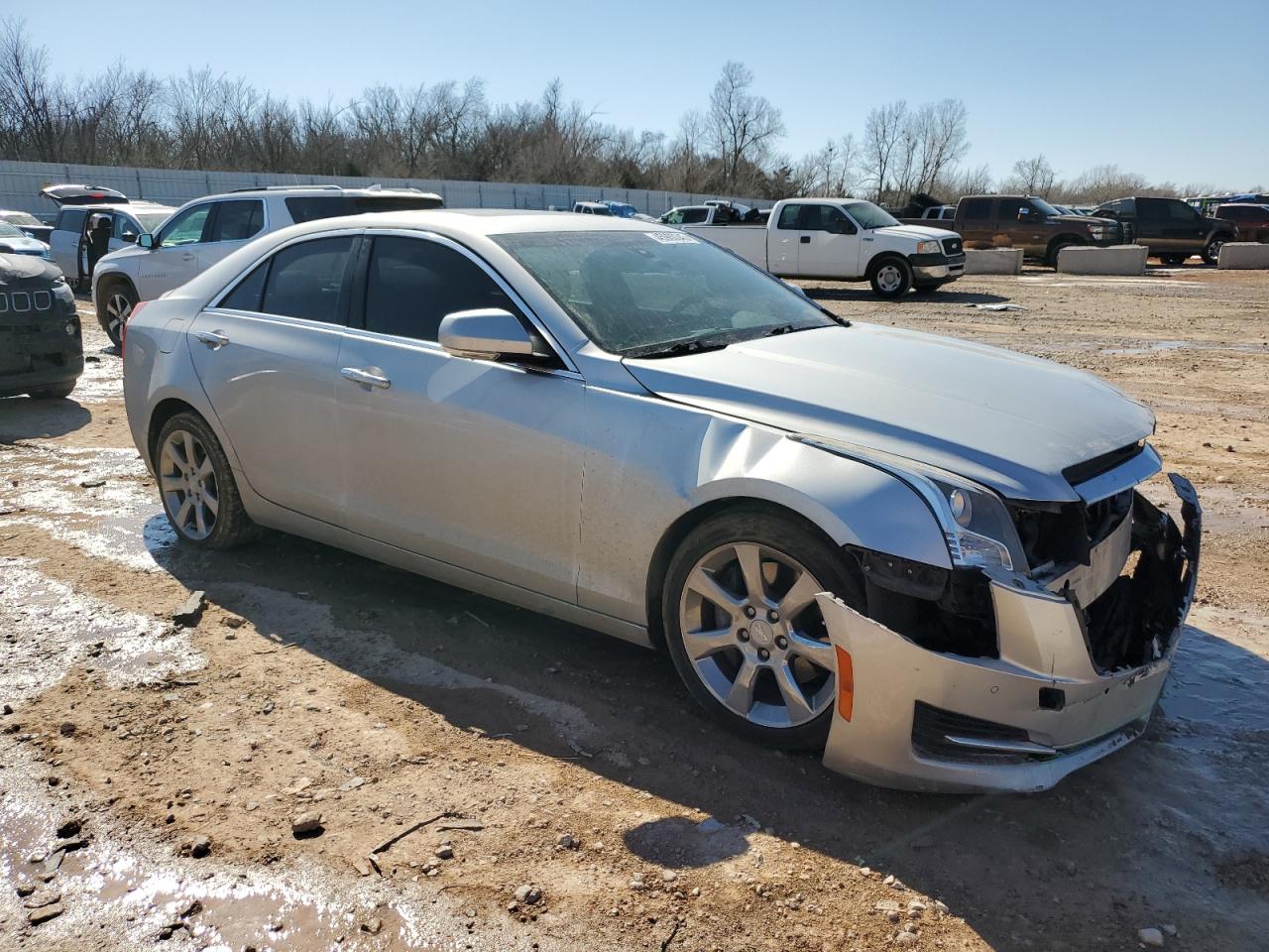 2015 Cadillac ATS VIN 1G6AB5RX8F0116439 Copart auction photo, front end / rear end damage thumbnail 4