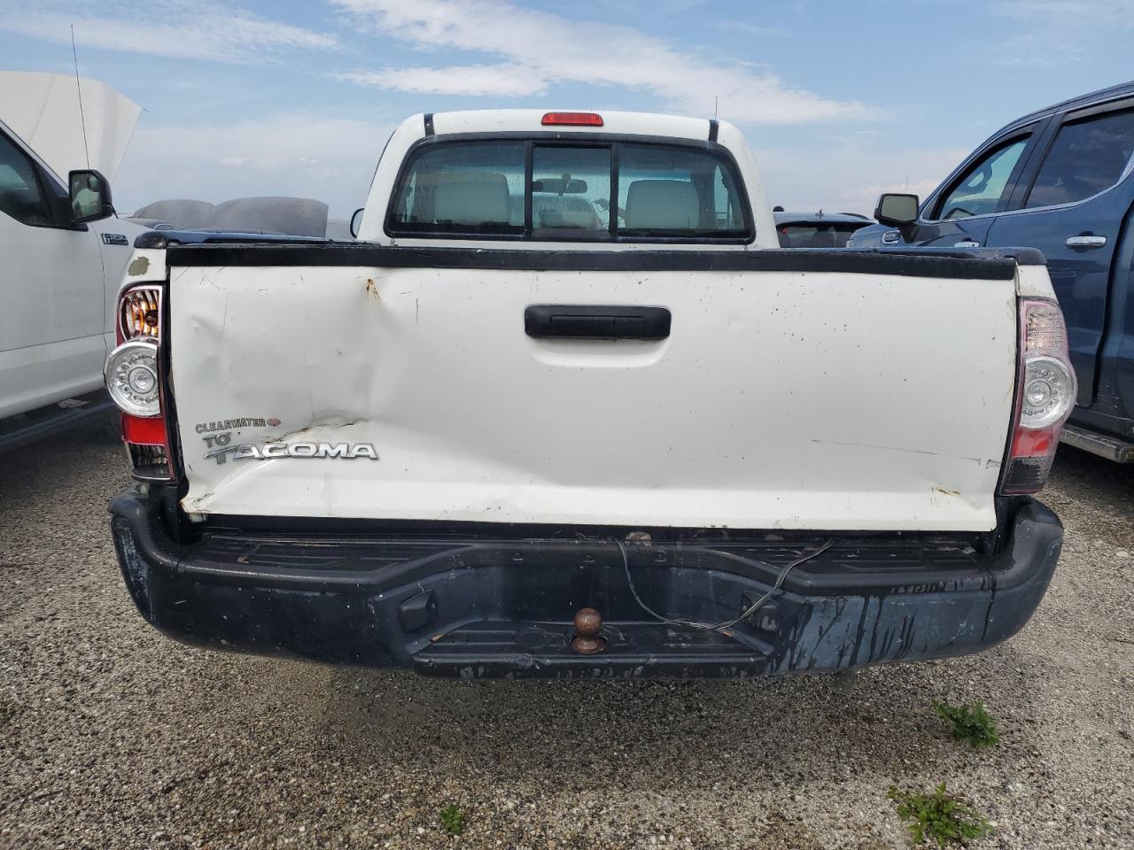 2010 Toyota Tacoma VIN 5TENX4CN2AZ739971 Copart auction photo, water/flood / all over damage thumbnail 6