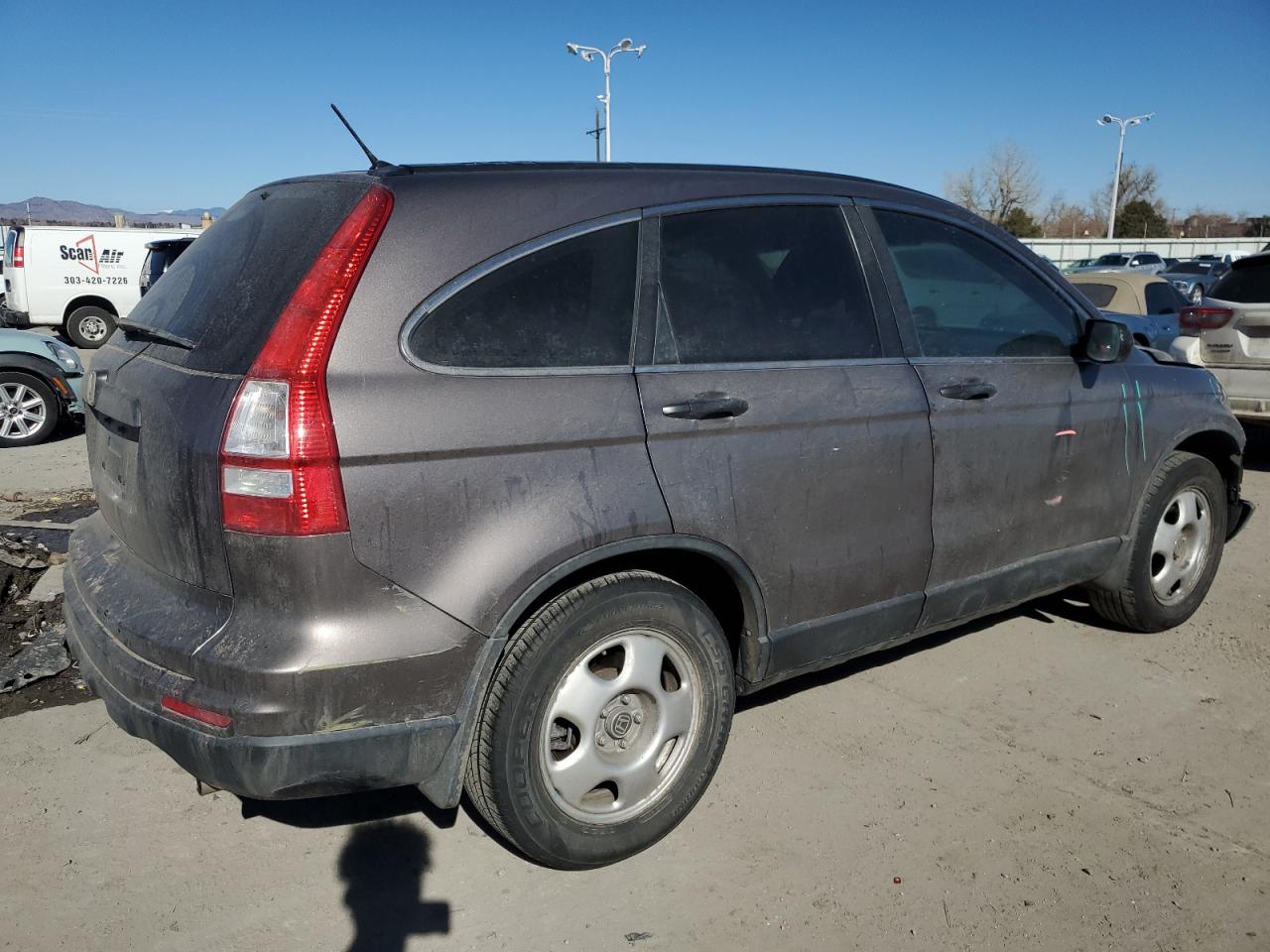 2010 Honda CR-V VIN 5J6RE3H33AL045114 Copart auction photo, front end damage thumbnail 3