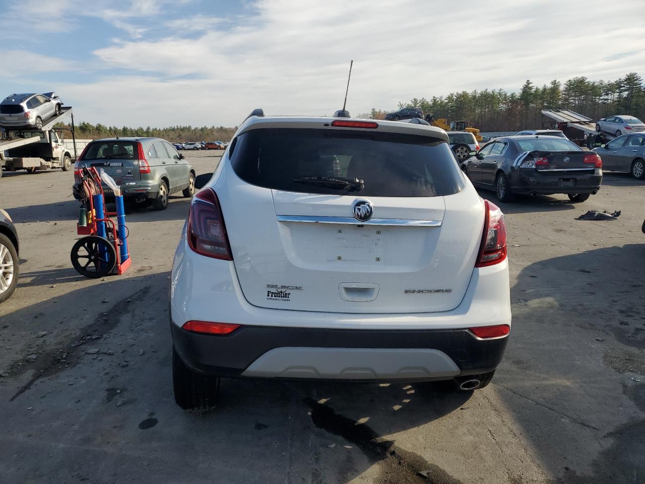 2018 Buick Encore VIN KL4CJASB3JB615138 Copart auction photo, front end damage thumbnail 6
