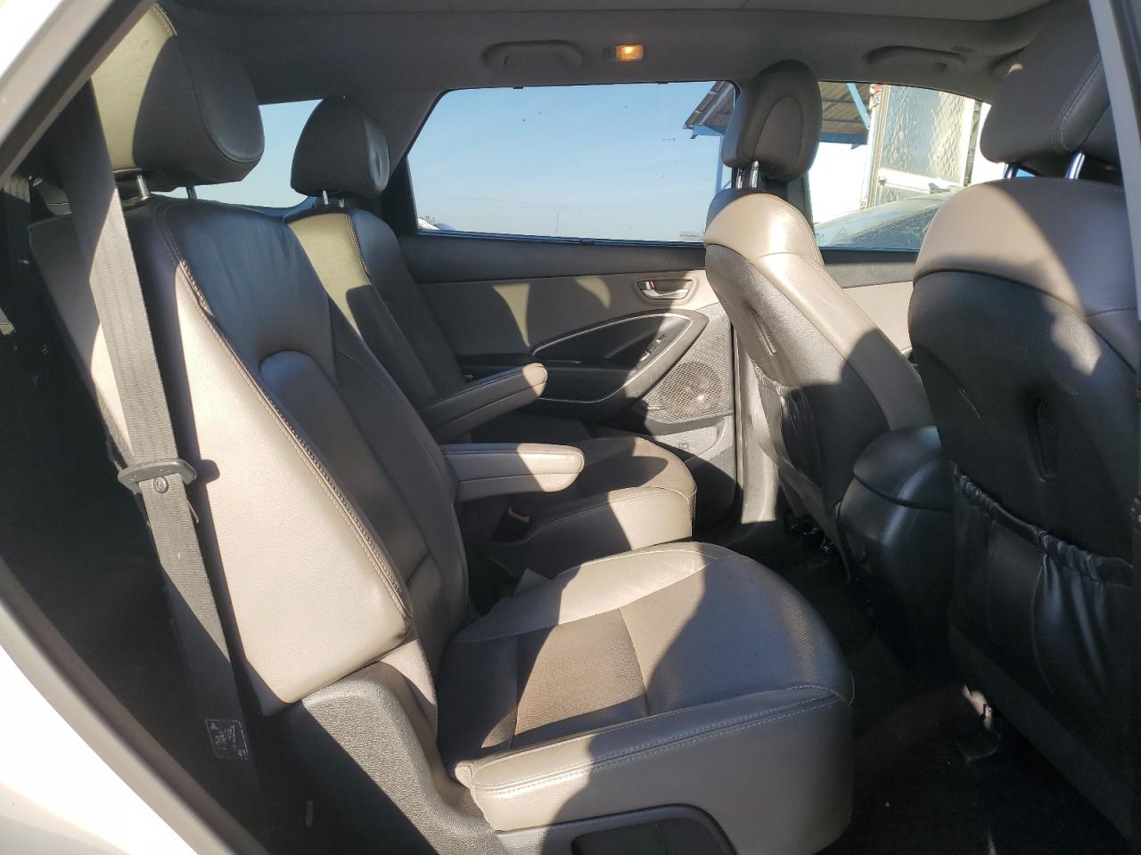 2015 Hyundai Santa Fe VIN KM8SR4HF0FU129299 Copart auction photo, front end / side damage thumbnail 12
