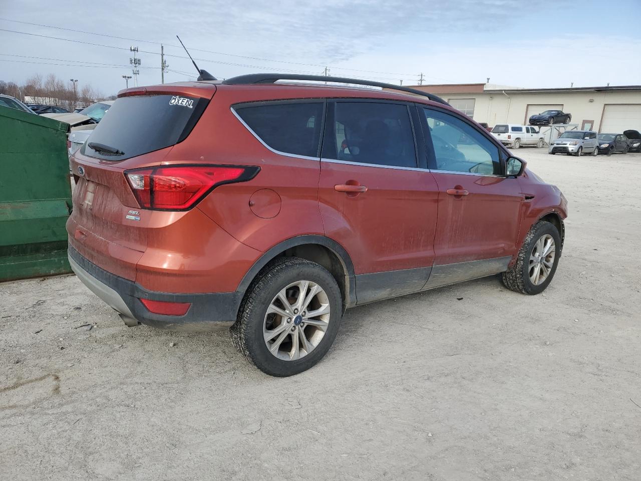 2019 Ford Escape VIN 1FMCU9HDXKUA17022 Copart auction photo, front end / mechanical damage thumbnail 3