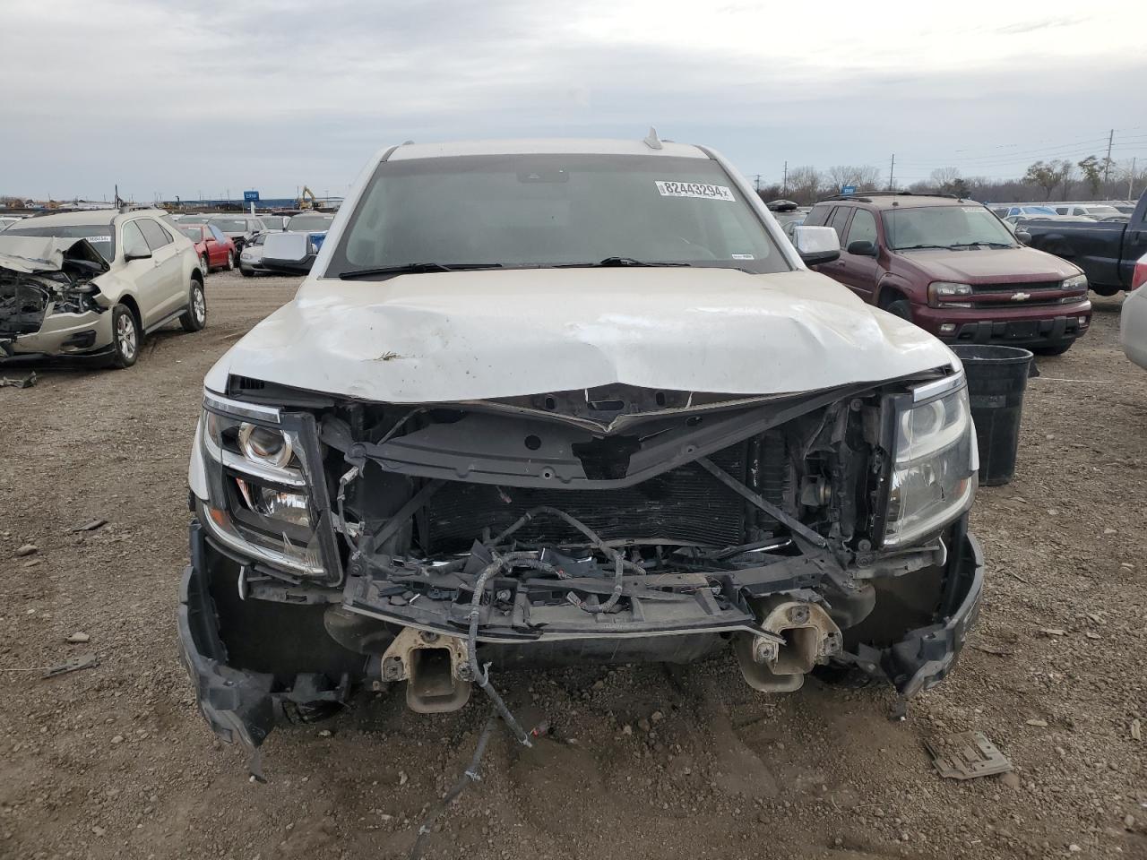 2016 Chevrolet Suburban VIN 1GNSKJKC3GR103829 Copart auction photo, front end damage thumbnail 5