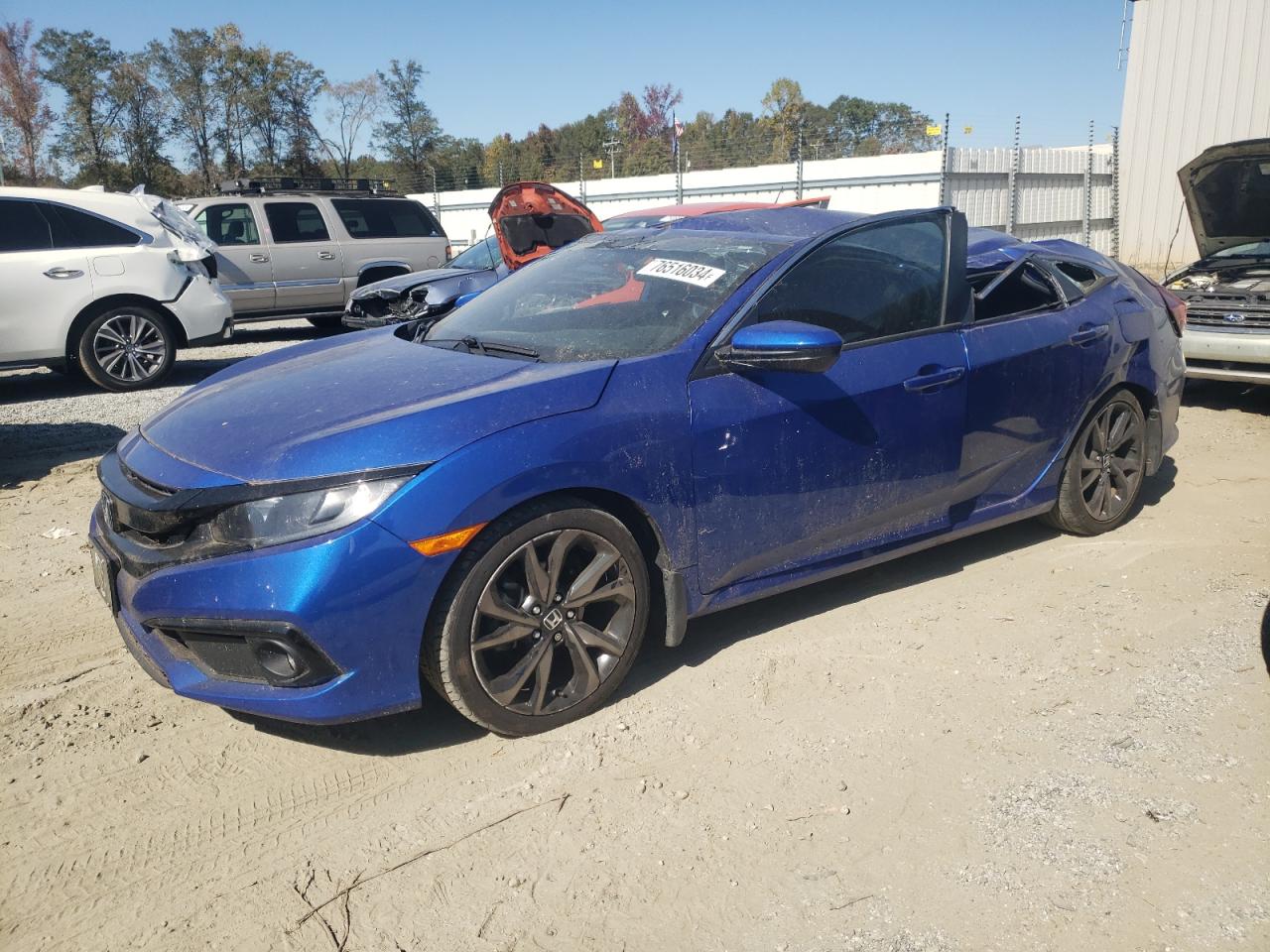 2019 Honda Civic VIN 2HGFC2F86KH566545