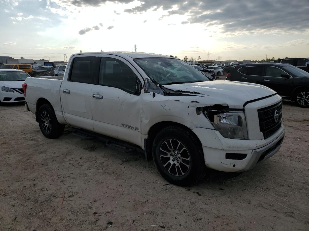 2021 Nissan Titan VIN 1N6AA1EF8MN513488 Copart auction photo, all over damage thumbnail 4