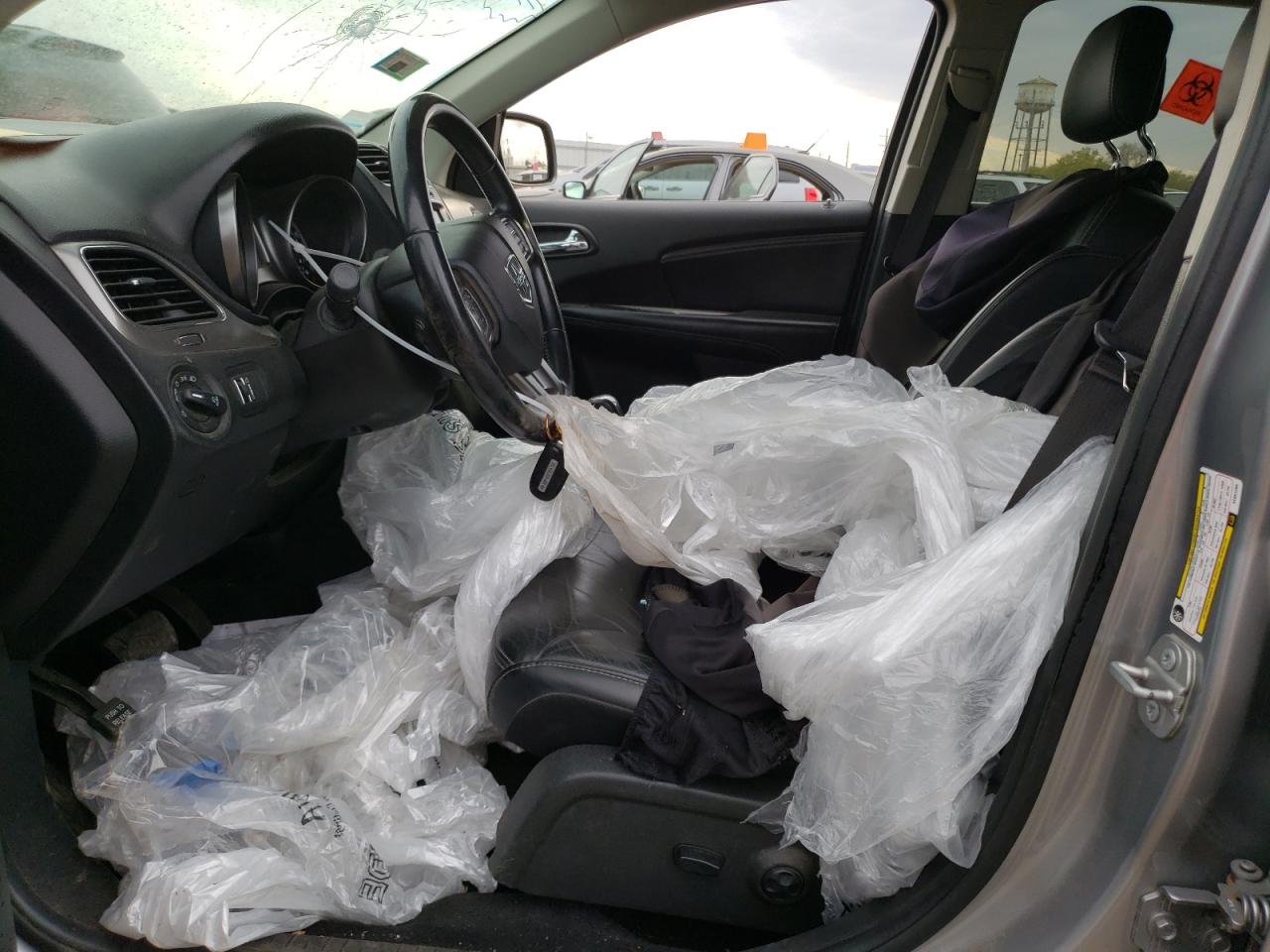 2019 Dodge Journey VIN 3C4PDCGG6KT841284 Copart auction photo, vandalism / front end damage thumbnail 7