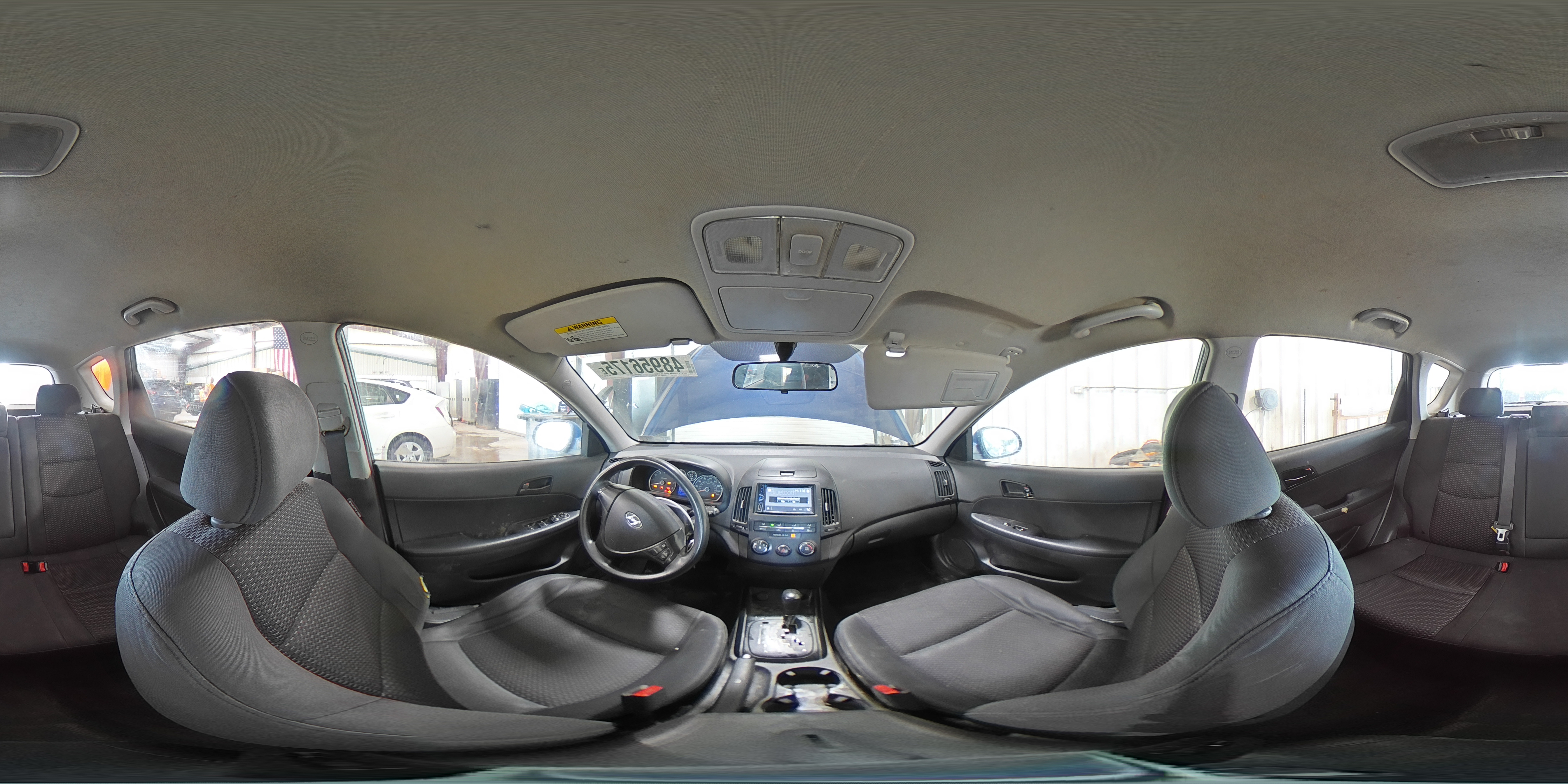 2012 Hyundai Elantra VIN KMHDB8AE1CU137896 Copart auction photo, side damage thumbnail 15