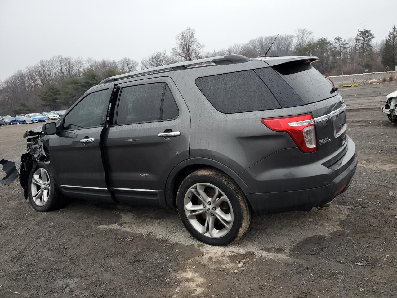 2015 Ford Explorer VIN 1FM5K8F8XFGC01685 Copart auction photo, front end / side damage thumbnail 2