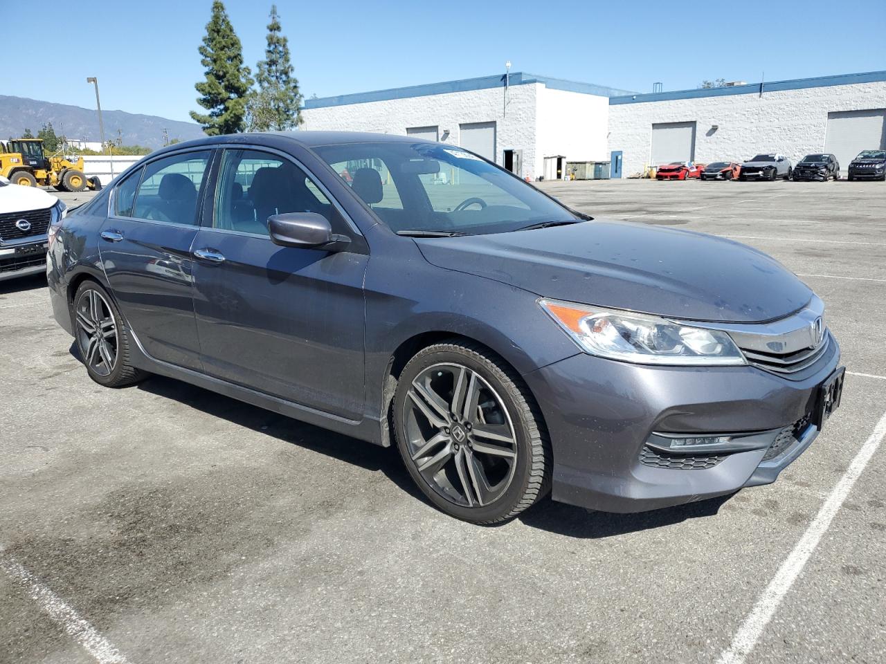 2017 Honda Accord VIN 1HGCR2F54HA268414 Copart auction photo, rear end damage thumbnail 4