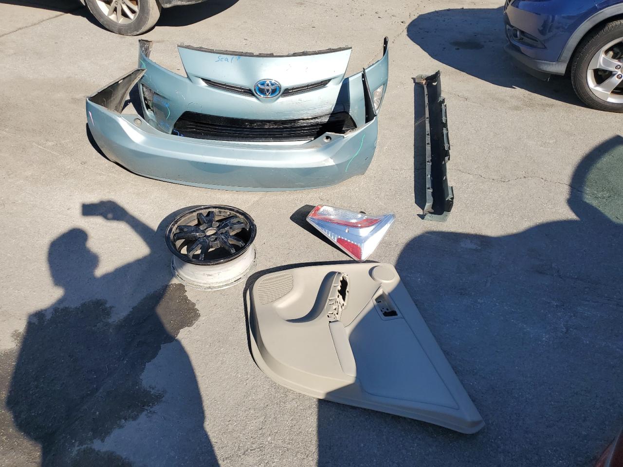 2012 Toyota Prius VIN JTDKN3DU6C1564047 Copart auction photo, front end / rear end damage thumbnail 12