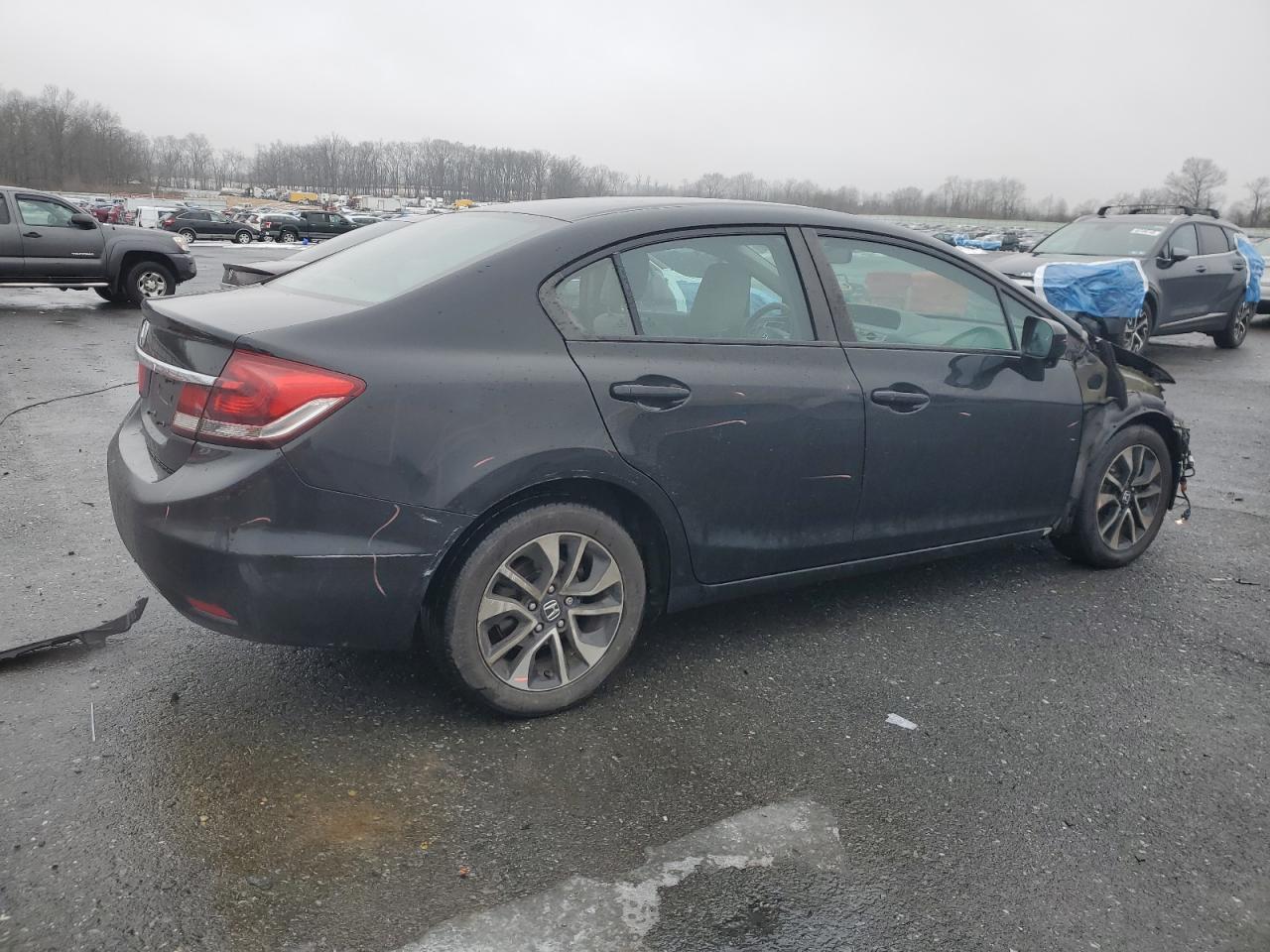 2014 Honda Civic VIN 19XFB2F85EE247381 Copart auction photo, front end / minor dent/scratches damage thumbnail 3