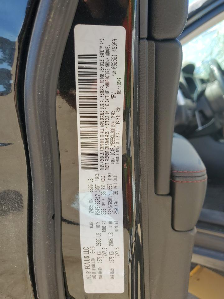 2016 Jeep Cherokee VIN 1C4PJMBB5GW366190 Copart auction photo, all over damage thumbnail 13