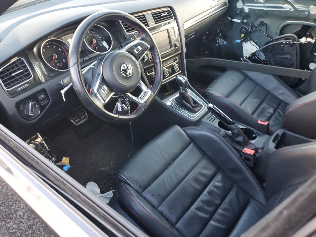 2017 Volkswagen GTI VIN 3VW447AU8HM062428 Copart auction photo, side / front end damage thumbnail 8