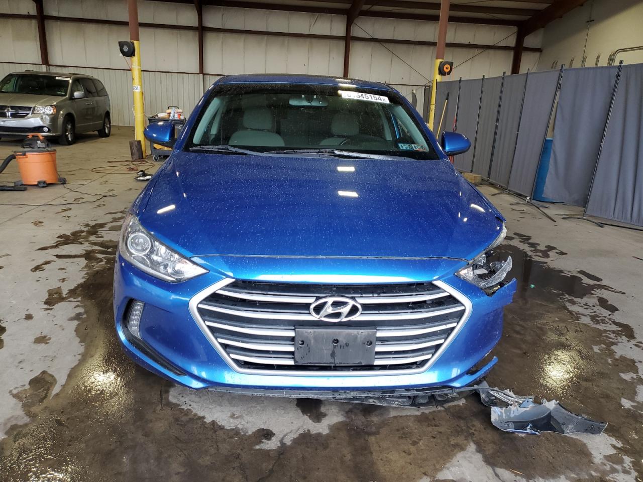 2018 Hyundai Elantra VIN 5NPD84LF3JH361535 Copart auction photo, front end / side damage thumbnail 5