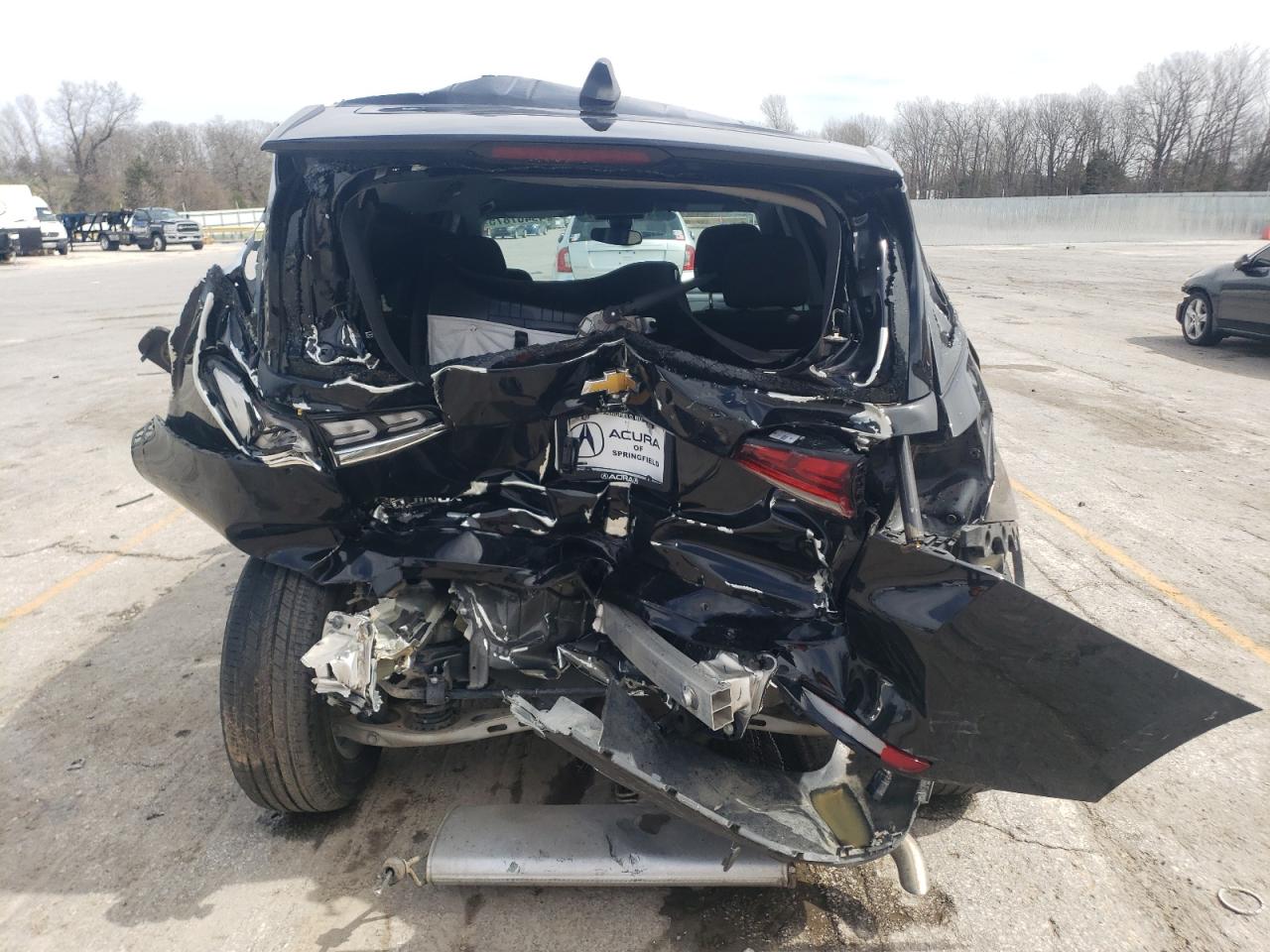 2022 Chevrolet Equinox VIN 3GNAXKEV5NL128137 Copart auction photo, rear end / top/roof damage thumbnail 6