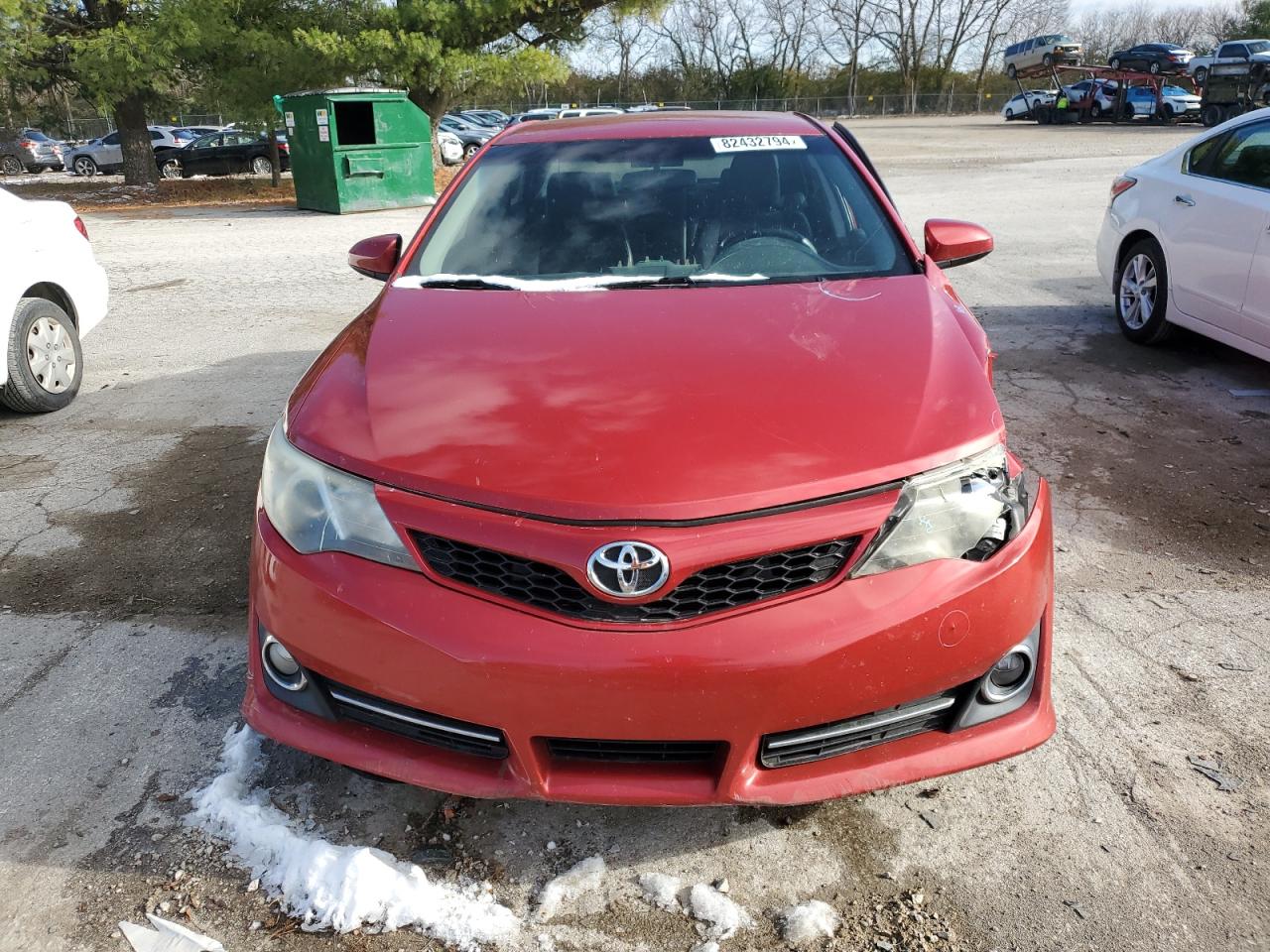 2012 Toyota Camry VIN 4T1BF1FK5CU569294 Copart auction photo, front end / side damage thumbnail 5