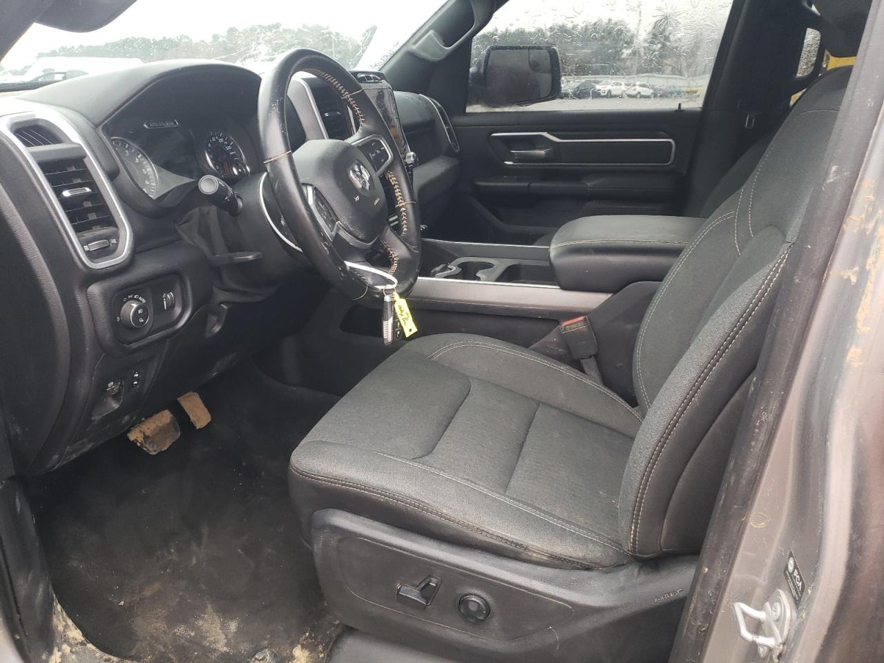 2021 RAM 1500 VIN 1C6SRFFT5MN569526 Copart auction photo, burn damage thumbnail 7