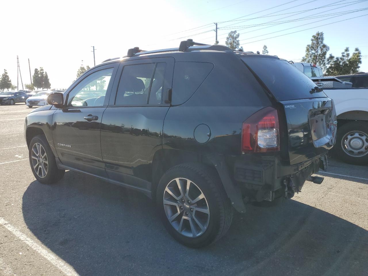 2016 Jeep Compass VIN 1C4NJCEA2GD561891 Copart auction photo, all over damage thumbnail 2