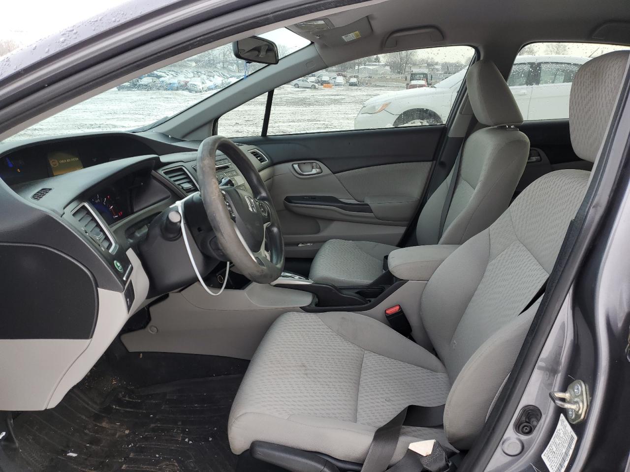2015 Honda Civic VIN 2HGFB2F50FH509840 Copart auction photo, front end damage thumbnail 7