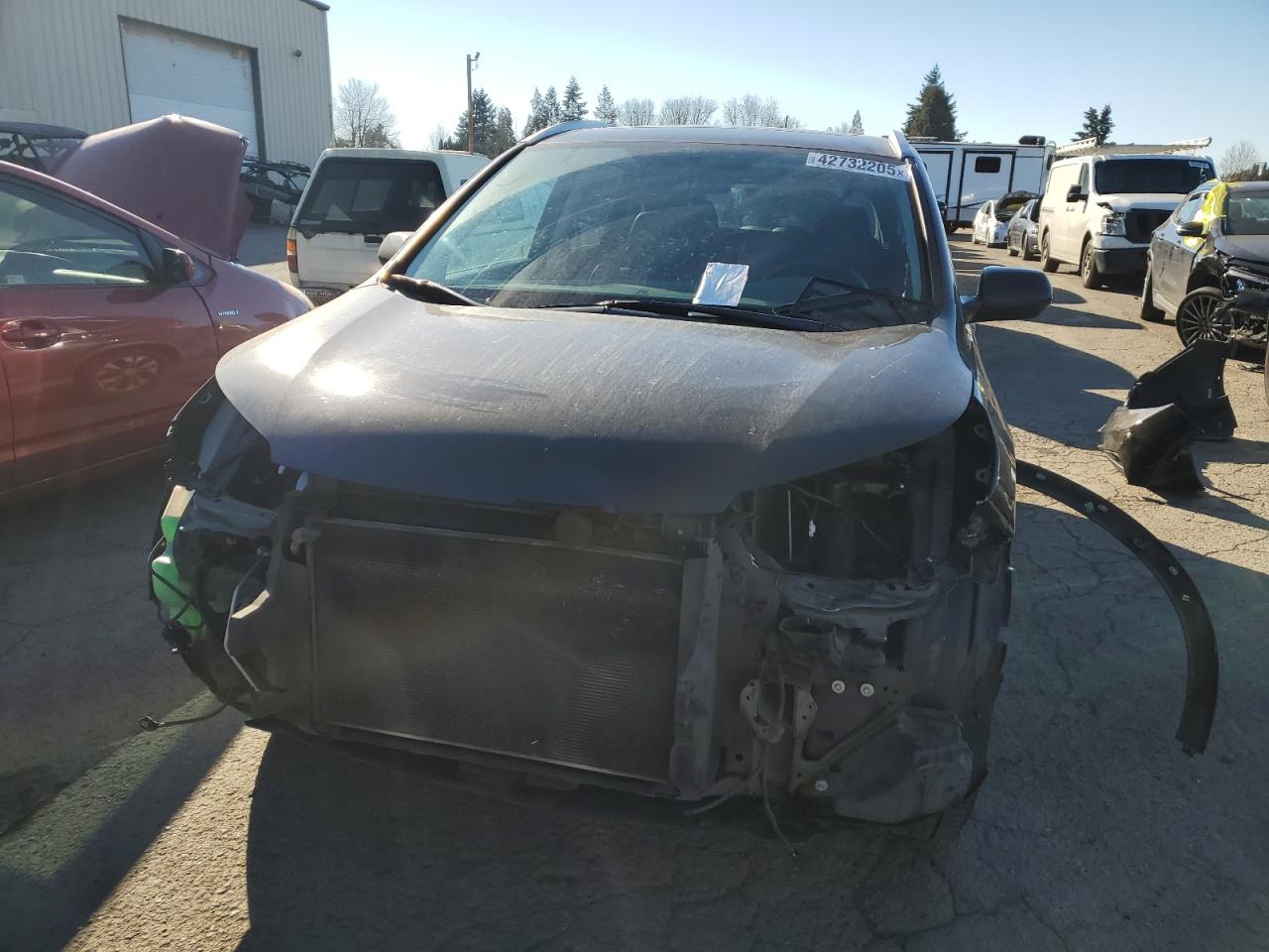 2014 Honda CR-V VIN 2HKRM4H7XEH713843 Copart auction photo, front end damage thumbnail 5