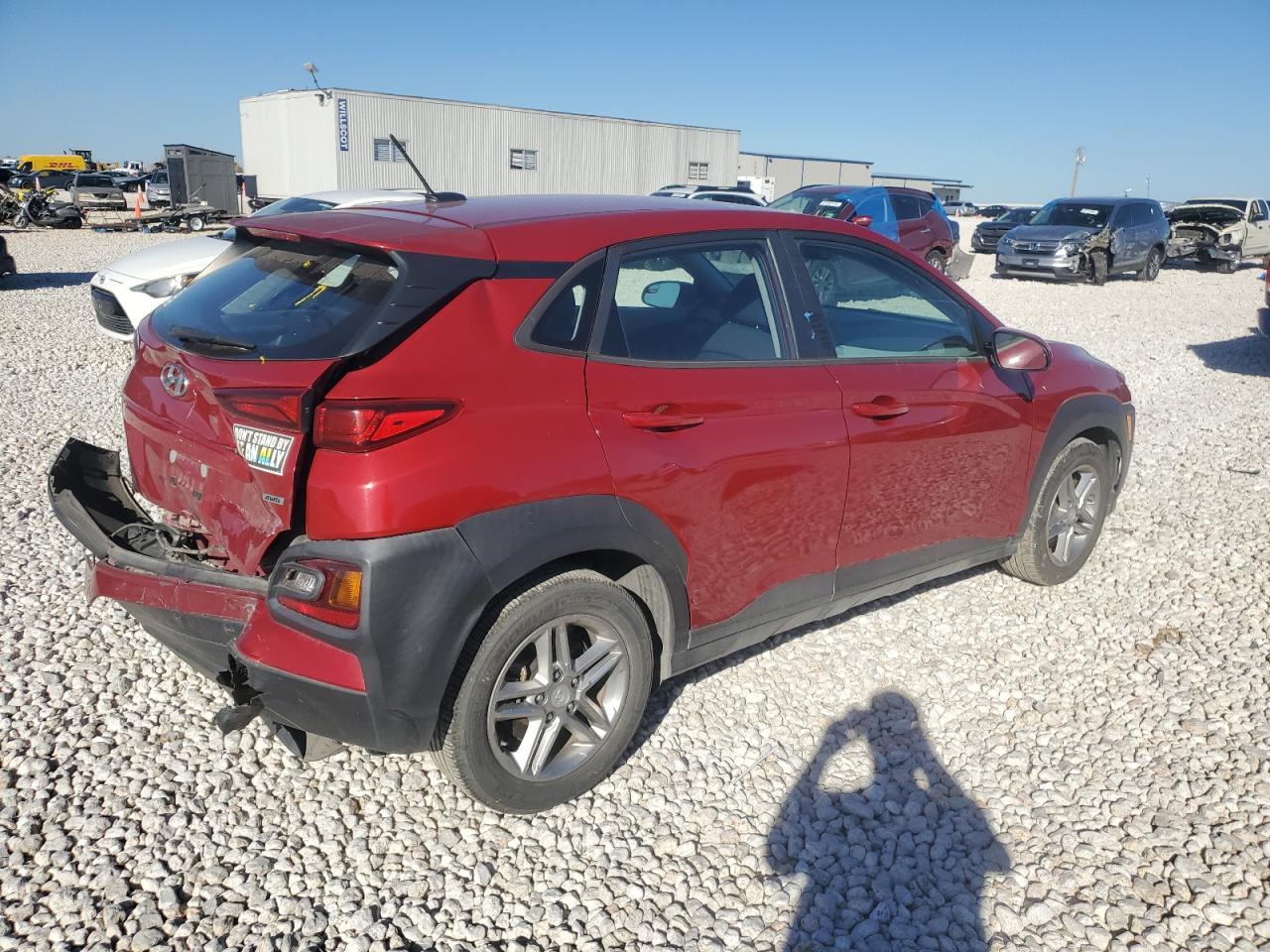 2019 Hyundai Kona VIN KM8K1CAA5KU284733 Copart auction photo, rear end damage thumbnail 3