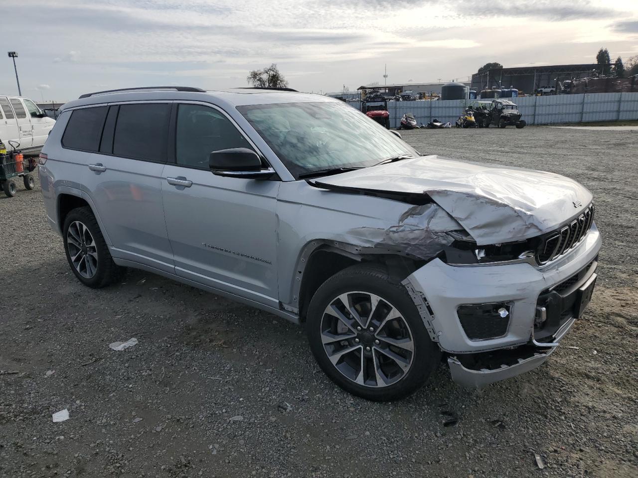 2021 Jeep Grand Cherokee VIN 1C4RJKDG4M8132340 Copart auction photo, front end damage thumbnail 4
