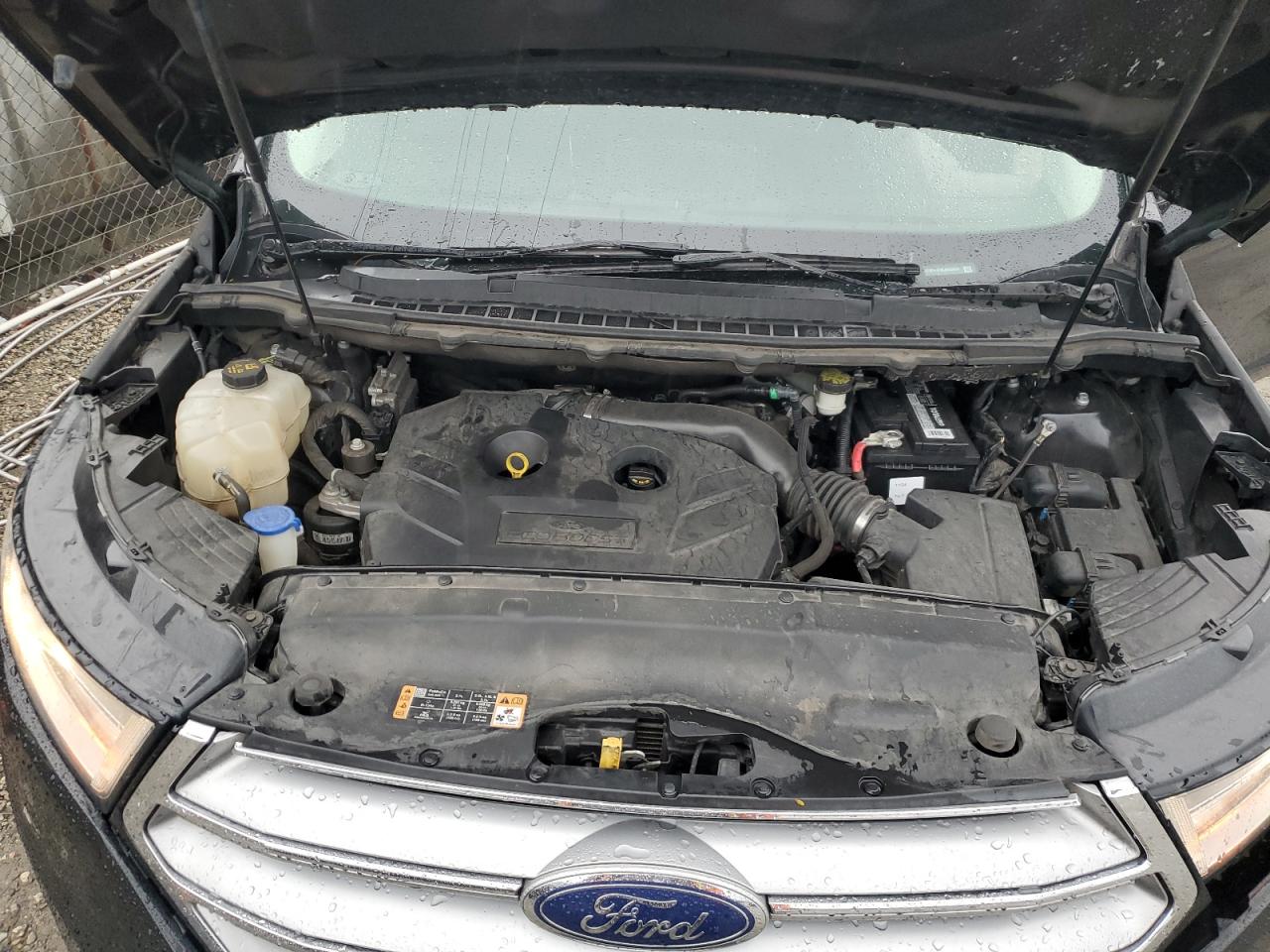 2018 Ford Edge VIN 2FMPK3K95JBB42040 Copart auction photo, front end / side damage thumbnail 12