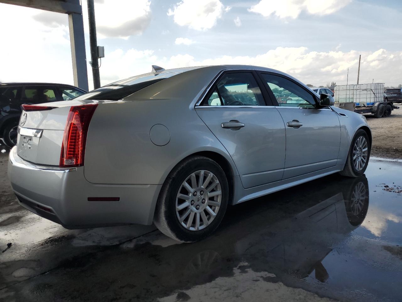 2013 Cadillac CTS VIN 1G6DE5E58D0109271 Copart auction photo, side / rear end damage thumbnail 3