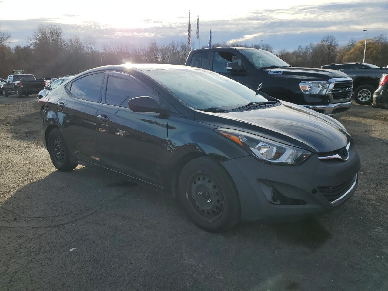 2016 Hyundai Elantra VIN KMHDH4AE4GU600420 Copart auction photo, all over / mechanical damage thumbnail 4