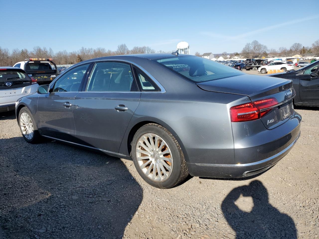 2015 Audi A8 VIN WAU32AFD7FN039765 Copart auction photo, undercarriage damage thumbnail 2