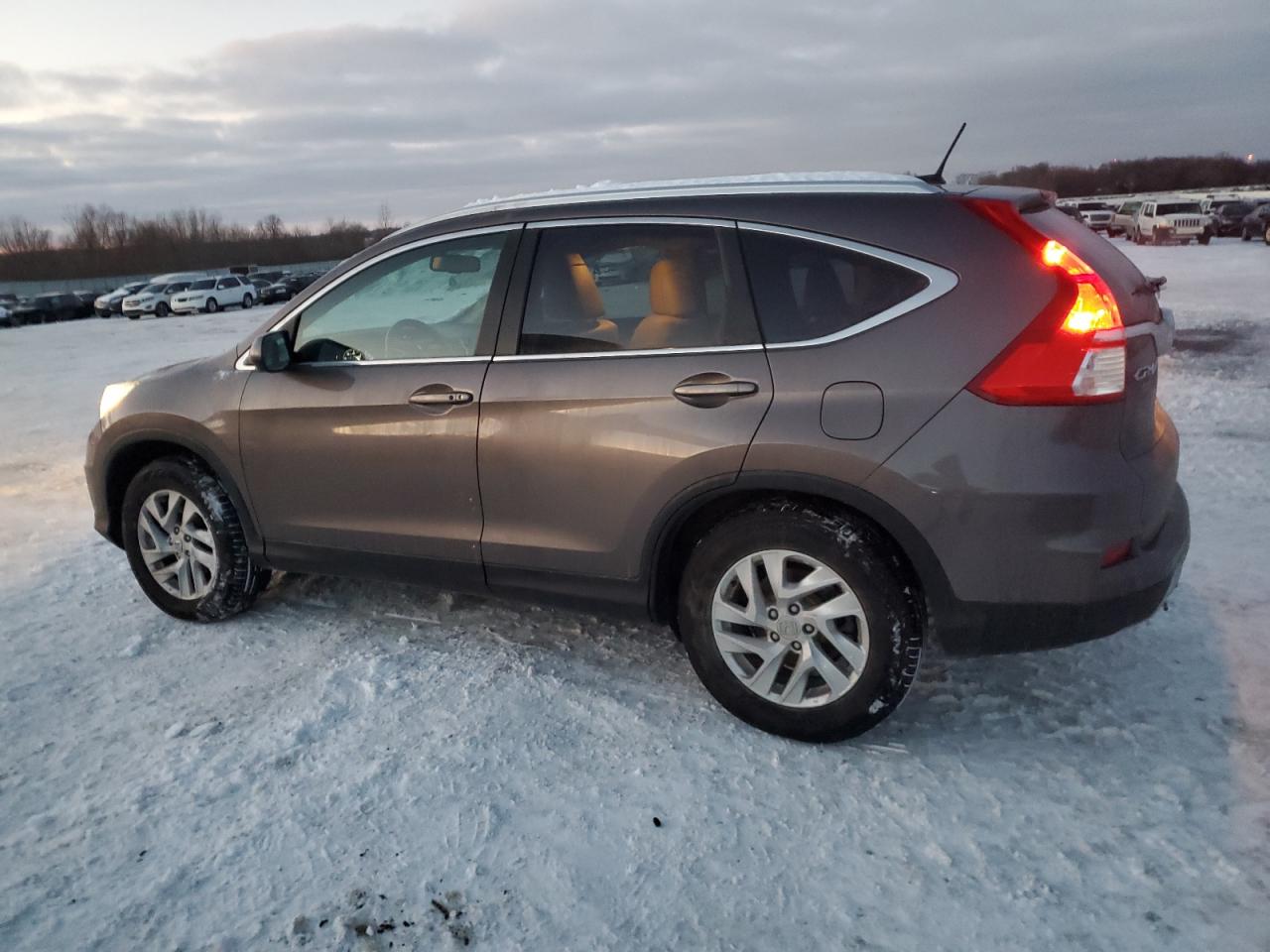 2016 Honda CR-V VIN 2HKRM4H78GH671112 Copart auction photo, front end / side damage thumbnail 2