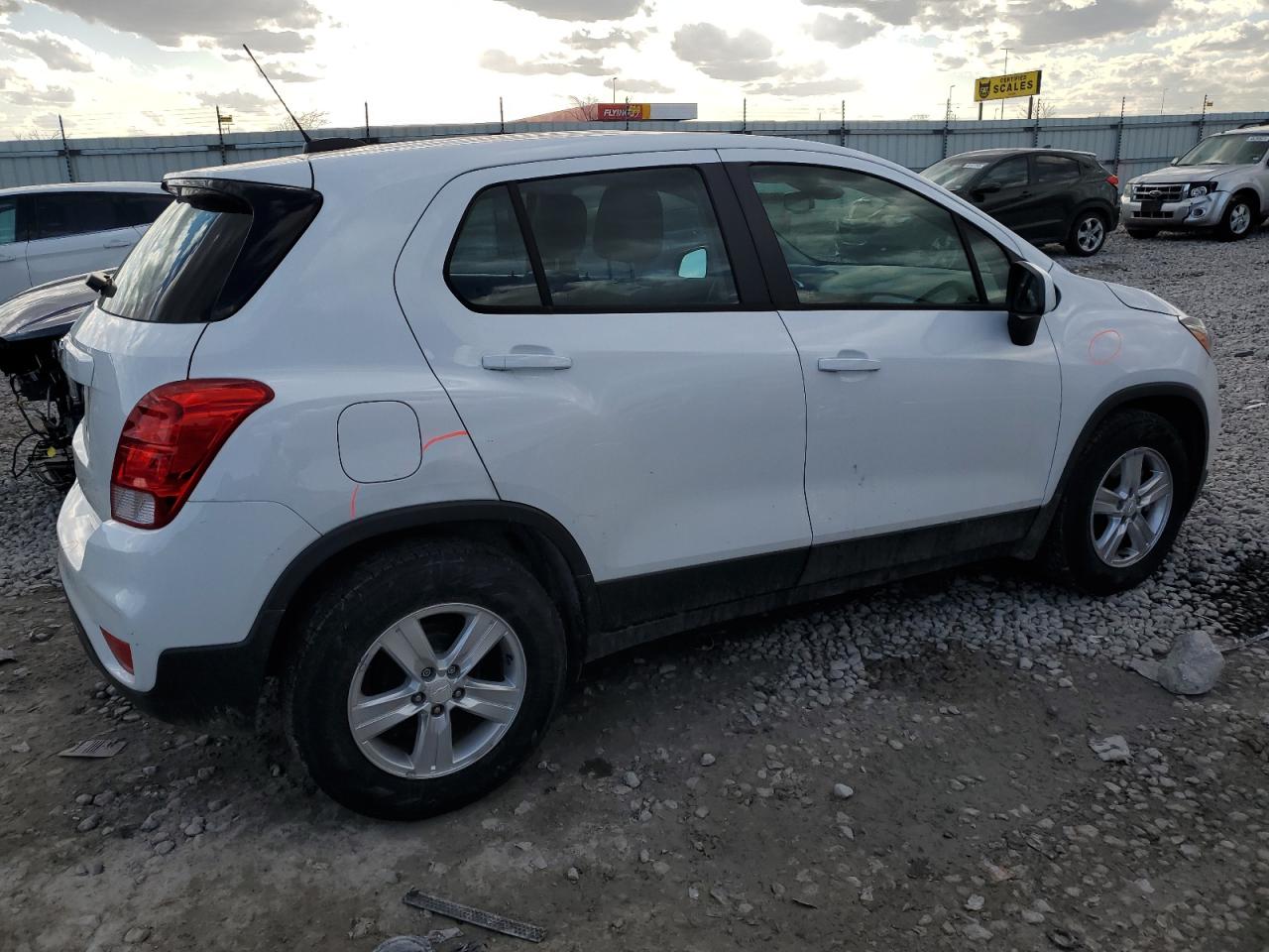 2020 Chevrolet Trax VIN 3GNCJKSB5LL215487 Copart auction photo, front end / side damage thumbnail 3