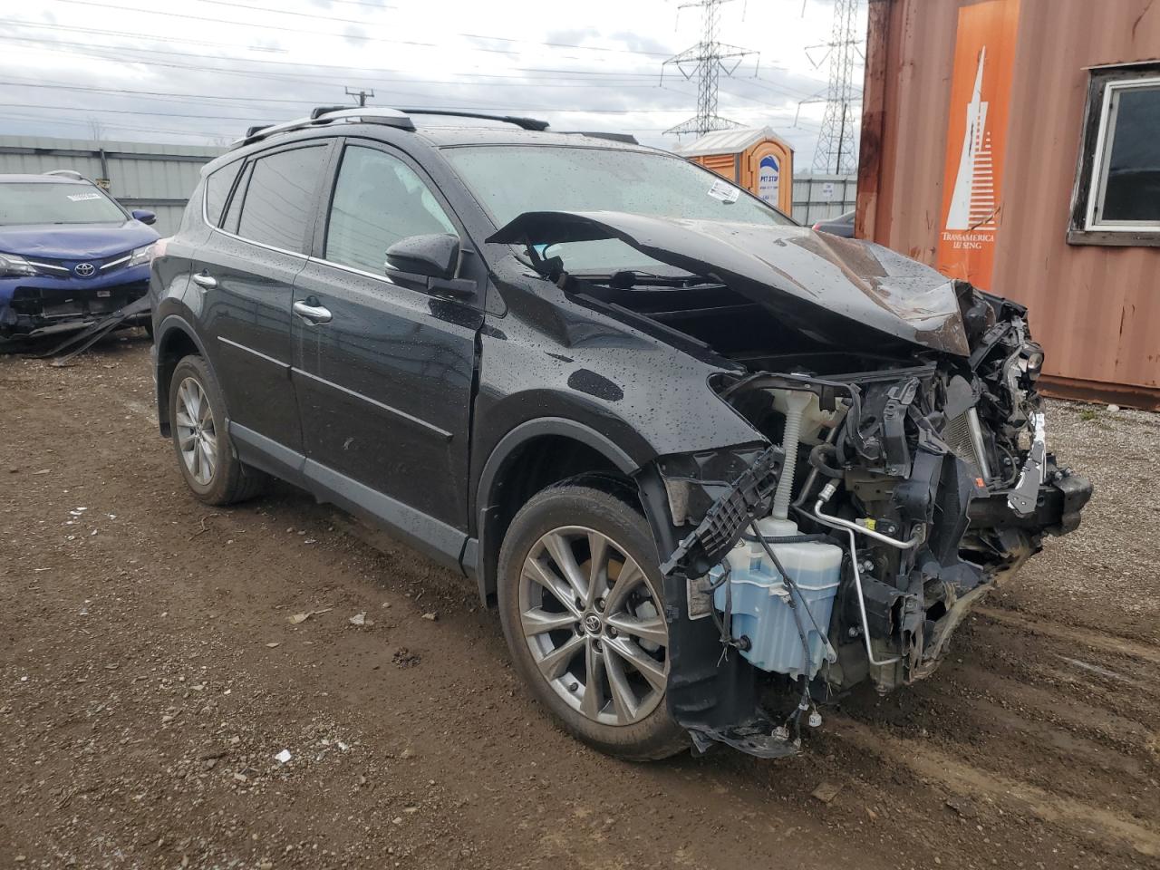 2016 Toyota RAV 4 VIN 2T3DFREV8GW487656 Copart auction photo, front end damage thumbnail 4