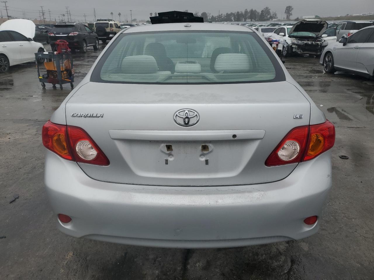 2009 Toyota Corolla VIN 1NXBU40E49Z050756 Copart auction photo, side / front end damage thumbnail 6