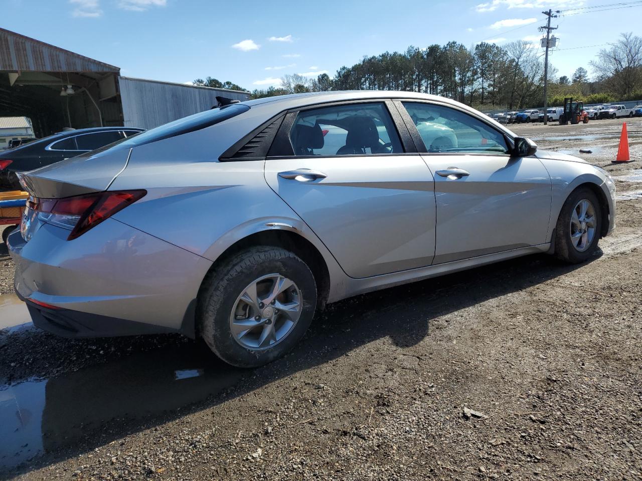 2021 Hyundai Elantra VIN 5NPLL4AG6MH050756 Copart auction photo, side damage thumbnail 3