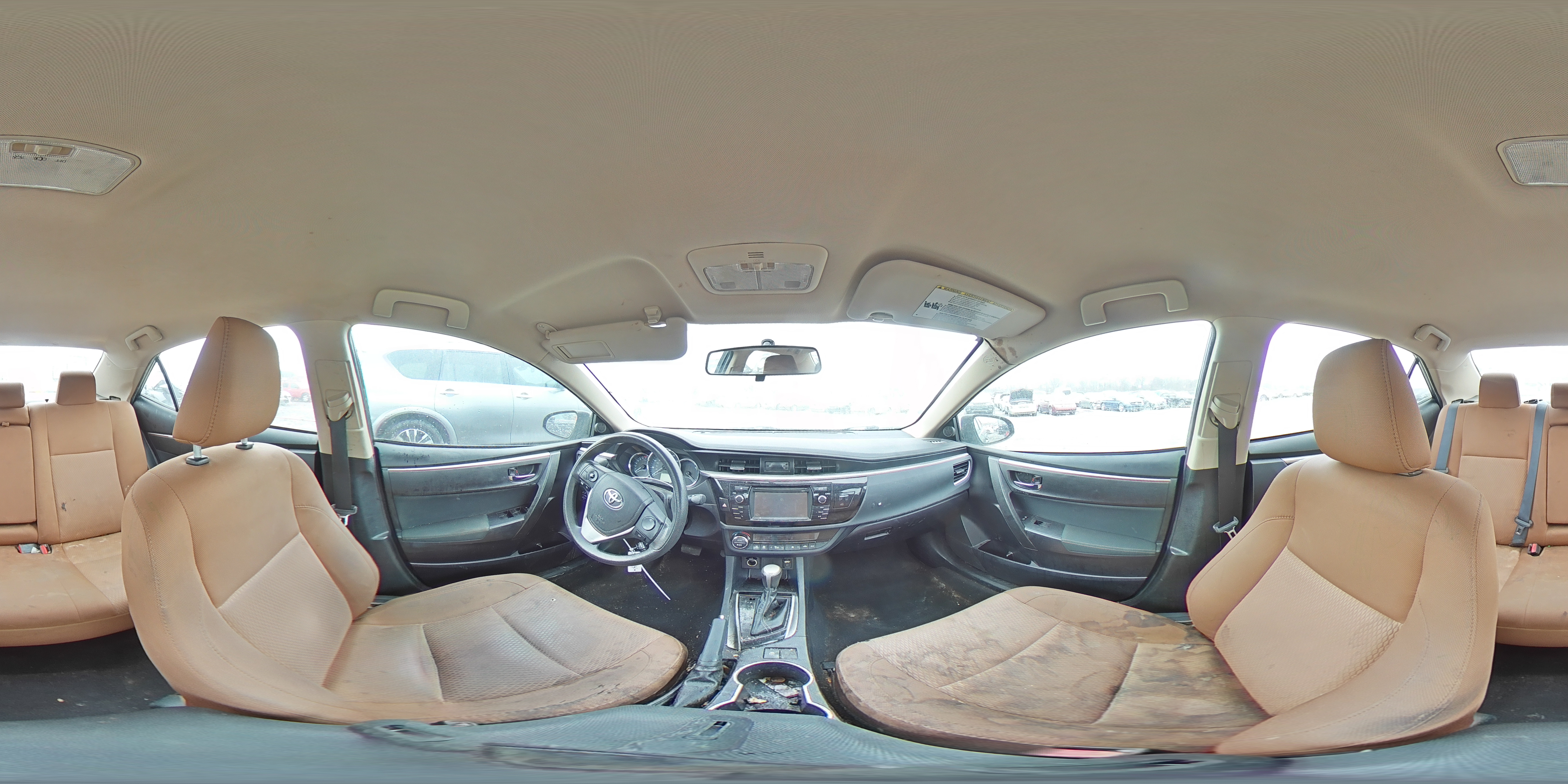2016 Toyota Corolla VIN 2T1BURHE0GC725261 Copart auction photo, front end damage thumbnail 14