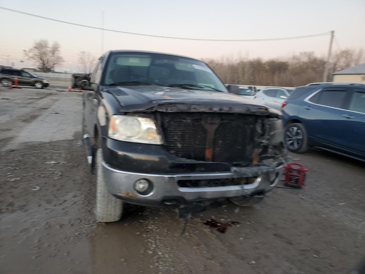 2006 Ford F-150 VIN 1FTPX14V56NB02542 Copart auction photo, burn - engine damage thumbnail 5