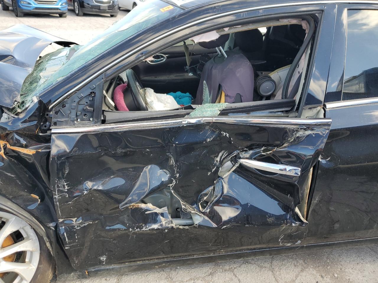2019 Nissan Sentra VIN 3N1AB7AP3KY412184 Copart auction photo, all over damage thumbnail 7
