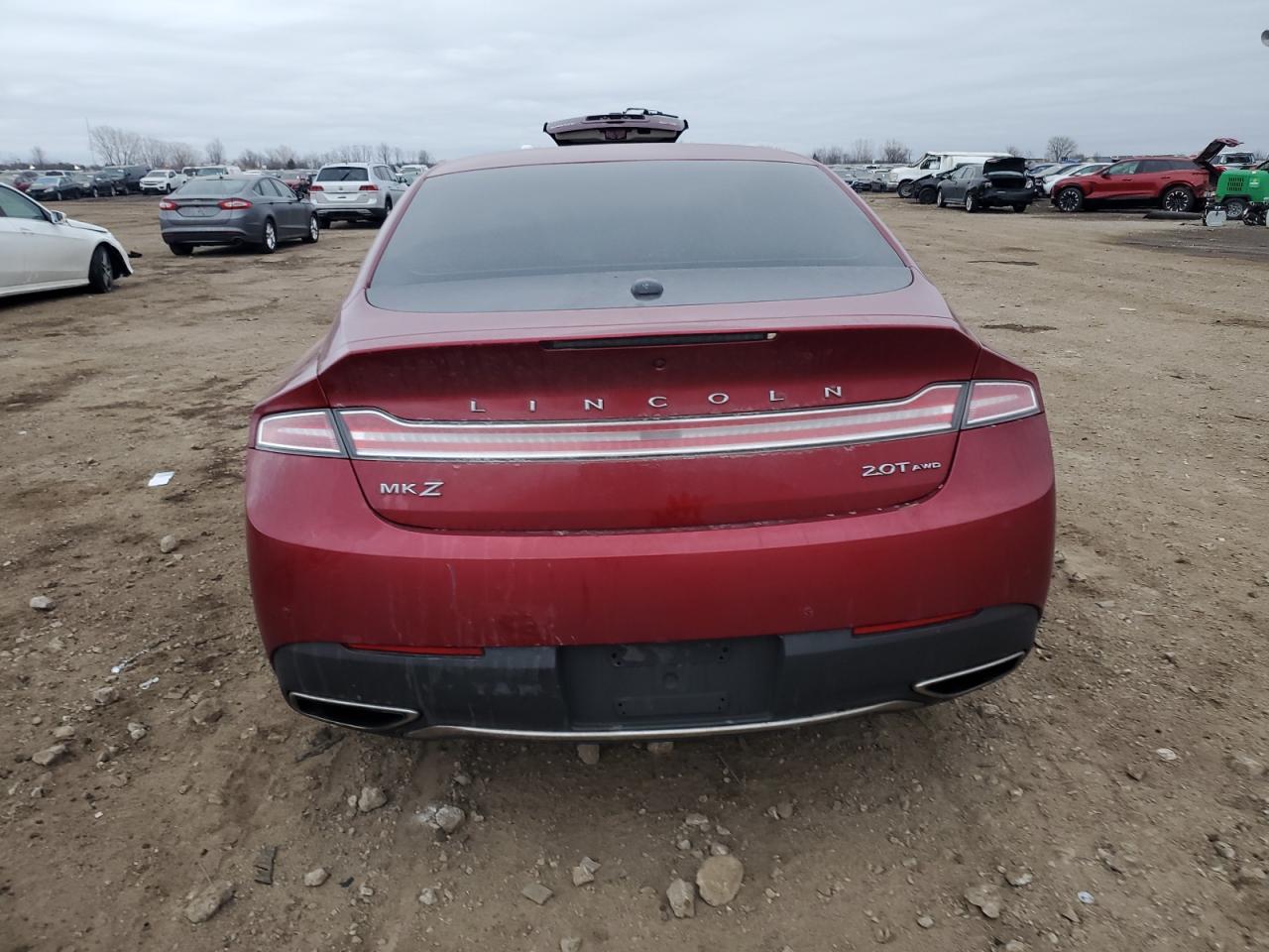 2017 Lincoln MKZ VIN 3LN6L5D94HR602012 Copart auction photo, front end / side damage thumbnail 6