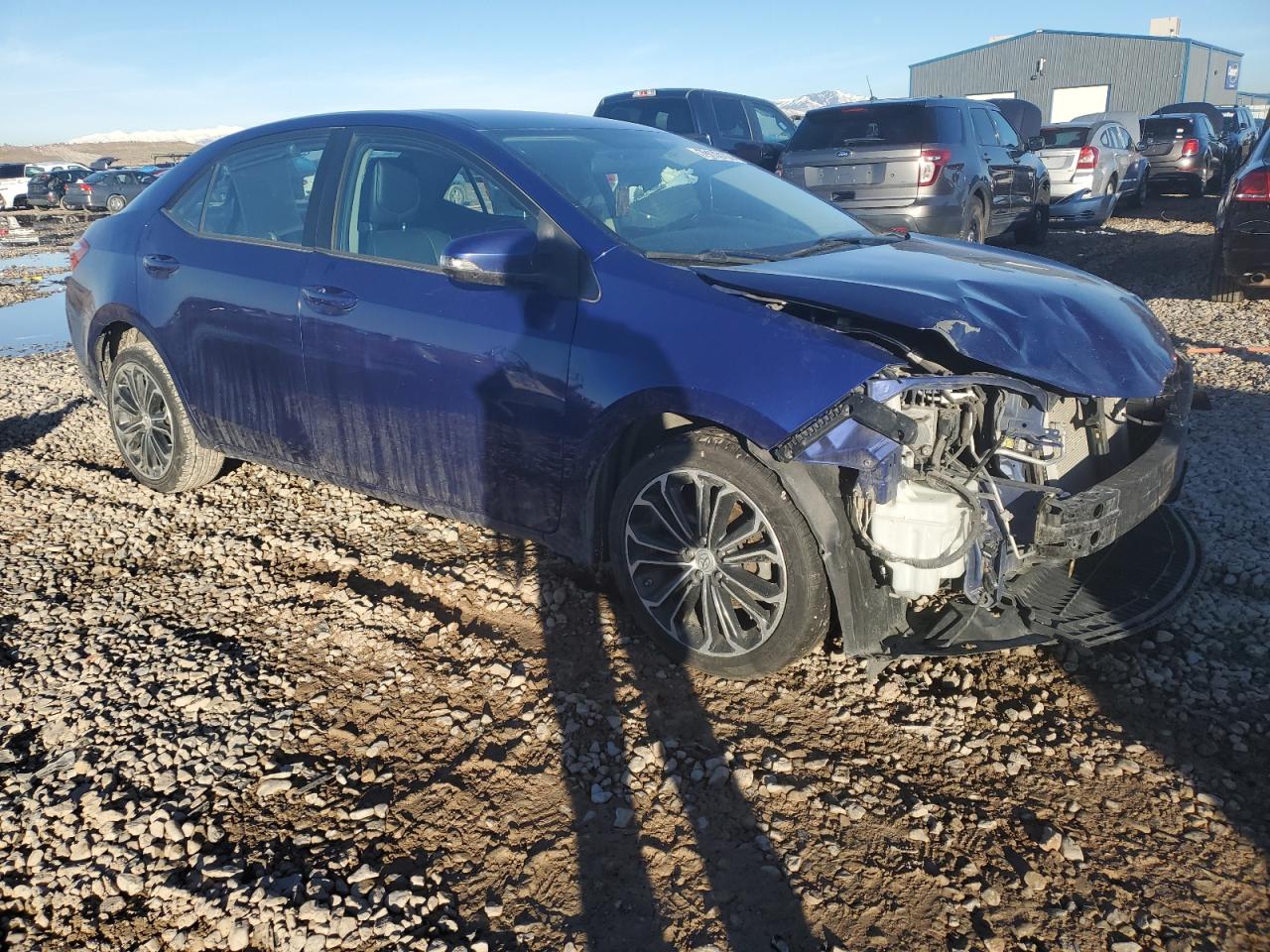 2014 Toyota Corolla VIN 2T1BURHE4EC005233 Copart auction photo, front end damage thumbnail 4