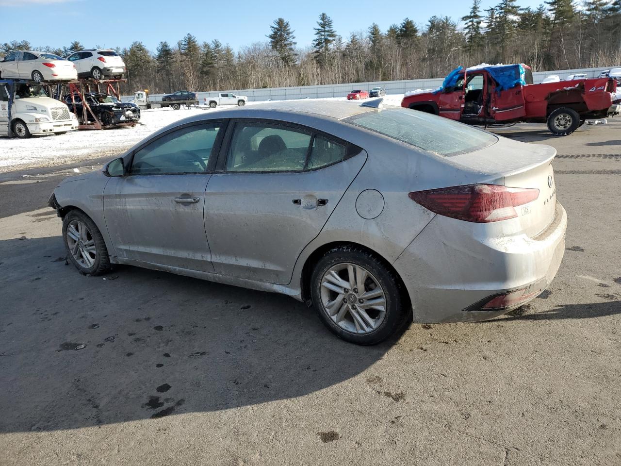 2020 Hyundai Elantra VIN 5NPD84LF0LH569844 Copart auction photo, front end damage thumbnail 2